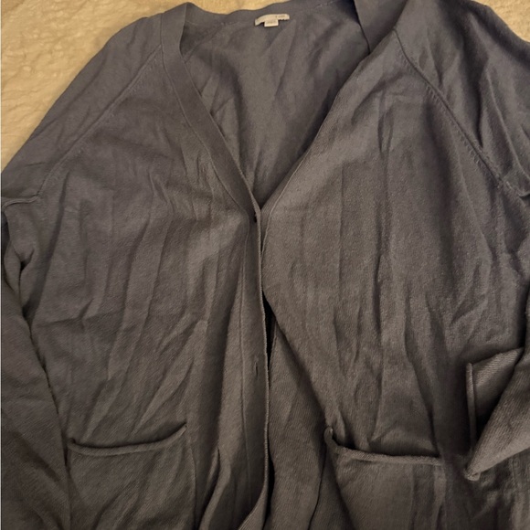 J. Jill Tops - J. Jill Soft Blue Open Cardigan